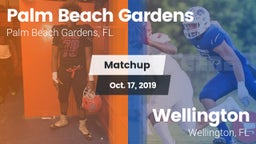 Matchup: Palm Beach Gardens vs. Wellington  2019