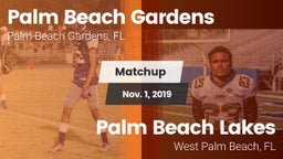 Matchup: Palm Beach Gardens vs. Palm Beach Lakes  2019