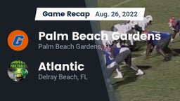 Recap: Palm Beach Gardens  vs. Atlantic  2022