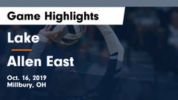 Lake  vs Allen East Game Highlights - Oct. 16, 2019