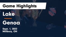 Lake  vs Genoa  Game Highlights - Sept. 1, 2022