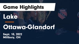 Lake  vs Ottawa-Glandorf  Game Highlights - Sept. 10, 2022