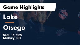 Lake  vs Otsego  Game Highlights - Sept. 13, 2022