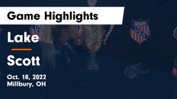 Lake  vs Scott  Game Highlights - Oct. 18, 2022