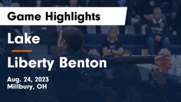 Lake  vs Liberty Benton  Game Highlights - Aug. 24, 2023
