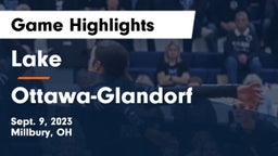 Lake  vs Ottawa-Glandorf  Game Highlights - Sept. 9, 2023