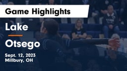 Lake  vs Otsego  Game Highlights - Sept. 12, 2023