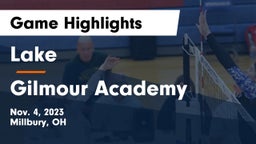 Lake  vs Gilmour Academy  Game Highlights - Nov. 4, 2023