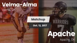 Matchup: Velma-Alma High vs. Apache  2017