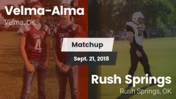 Matchup: Velma-Alma High vs. Rush Springs  2018