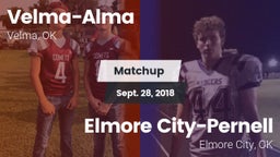 Matchup: Velma-Alma High vs. Elmore City-Pernell  2018