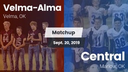 Matchup: Velma-Alma High vs. Central  2019