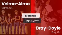 Matchup: Velma-Alma High vs. Bray-Doyle  2019