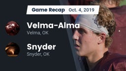 Recap: Velma-Alma  vs. Snyder  2019