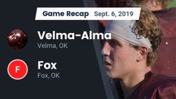 Recap: Velma-Alma  vs. Fox  2019