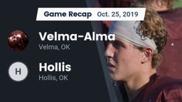 Recap: Velma-Alma  vs. Hollis  2019