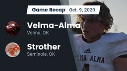 Recap: Velma-Alma  vs. Strother  2020