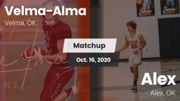 Matchup: Velma-Alma High vs. Alex  2020