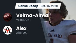 Recap: Velma-Alma  vs. Alex  2020