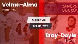 Matchup: Velma-Alma High vs. Bray-Doyle  2020