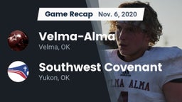 Recap: Velma-Alma  vs. Southwest Covenant  2020
