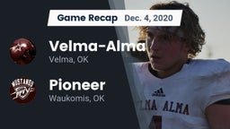 Recap: Velma-Alma  vs. Pioneer  2020