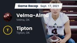 Recap: Velma-Alma  vs. Tipton  2021