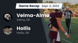 Recap: Velma-Alma  vs. Hollis  2022
