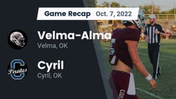 Recap: Velma-Alma  vs. Cyril  2022