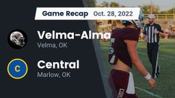Recap: Velma-Alma  vs. Central  2022