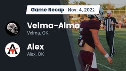 Recap: Velma-Alma  vs. Alex  2022
