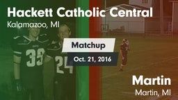 Matchup: Hackett Catholic Cen vs. Martin  2016