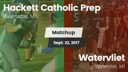 Matchup: Hackett Catholic vs. Watervliet  2017