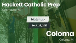 Matchup: Hackett Catholic vs. Coloma  2017