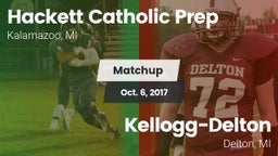 Matchup: Hackett Catholic vs. Kellogg-Delton  2017