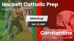 Matchup: Hackett Catholic vs. Constantine  2017