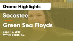 Socastee  vs Green Sea Floyds  Game Highlights - Sept. 10, 2019