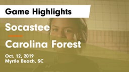 Socastee  vs Carolina Forest Game Highlights - Oct. 12, 2019