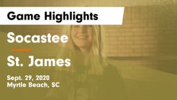 Socastee  vs St. James Game Highlights - Sept. 29, 2020