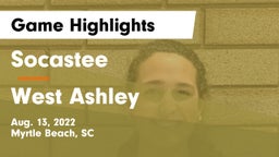 Socastee  vs West Ashley  Game Highlights - Aug. 13, 2022