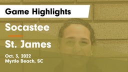 Socastee  vs St. James  Game Highlights - Oct. 3, 2022