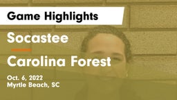 Socastee  vs Carolina Forest  Game Highlights - Oct. 6, 2022