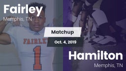 Matchup: Fairley  vs. Hamilton  2019
