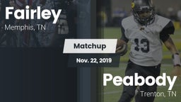 Matchup: Fairley  vs. Peabody  2019