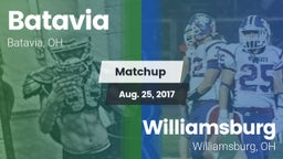 Matchup: Batavia  vs. Williamsburg  2017