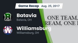 Recap: Batavia  vs. Williamsburg  2017
