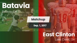 Matchup: Batavia  vs. East Clinton  2017