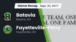 Recap: Batavia  vs. Fayetteville-Perry  2017
