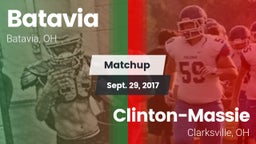 Matchup: Batavia  vs. Clinton-Massie  2017