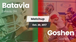 Matchup: Batavia  vs. Goshen  2017